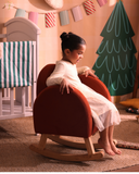 Wild Orange safari rocking chair