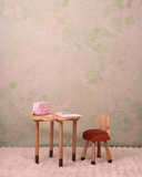 Bloom study set (Daisy table + orange butterfly chair)