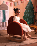 Wild Orange safari rocking chair