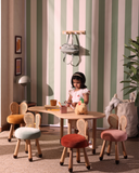 wave table + 4 butterfly chairs