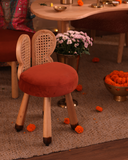 Bloom study set (Daisy table + orange butterfly chair)