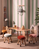 wave table + 4 butterfly chairs