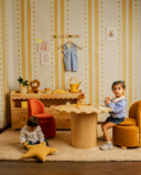 The Tiger Cub Stool - Orange