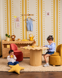 The Tiger Cub Stool - Orange